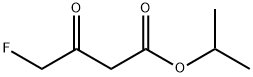 Butanoic  acid,  4-fluoro-3-oxo-,  1-methylethyl  ester Structure