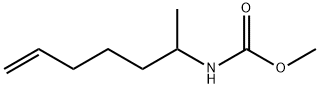 Carbamic  acid,  (1-methyl-5-hexenyl)-,  methyl  ester  (9CI) Structure