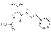 2-Thiophenecarboxylic  acid,  5-(benzylidenehydrazino)-4-nitro-  (7CI) Structure