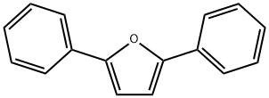 2,5-ジフェニルフラン 化学構造式