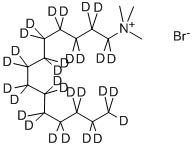 TETRADECYL-D29-TRIMETHYLAMMONIUM BROMIDE Structure