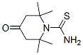 1-Piperidinecarbothioamide,  2,2,6,6-tetramethyl-4-oxo- Structure