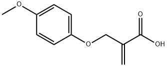 2-[(4-Methoxyphenoxy)Methyl]-2-propenoic Acid Struktur