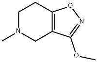 Isoxazolo[4,5-c]pyridine, 4,5,6,7-tetrahydro-3-methoxy-5-methyl- (9CI) Structure