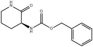 (S)-3-(CBZ-氨基)-2-哌啶酮 结构式