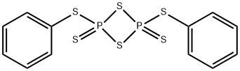 1,3,2,4-Dithiadiphosphetane,2,4-bis(phenylthio)-, 2,4-disulfide Structure