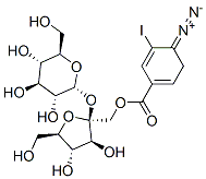 O-(4-diazo-3-iodobenzoyl)sucrose Structure