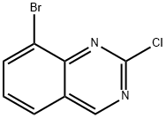 8-溴-2-氯喹唑啉 结构式