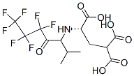 n-heptafluorobutyryl isobutyl ester of gamma-carboxyglutamic acid Structure