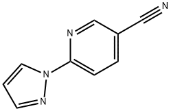 6-(1H-PYRAZOL-1-YL)NICOTINONITRILE Struktur