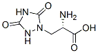 3-(3,5-dioxo-1,2,4-triazolidin-1-yl)alanine Structure