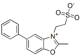 2-(2-Methyl-5-phenylbenzoxazolium-3-yl)ethanesulfonate Structure