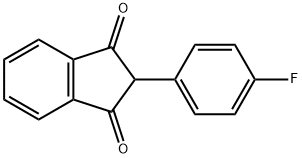 氟茚二酮, 957-56-2, 结构式