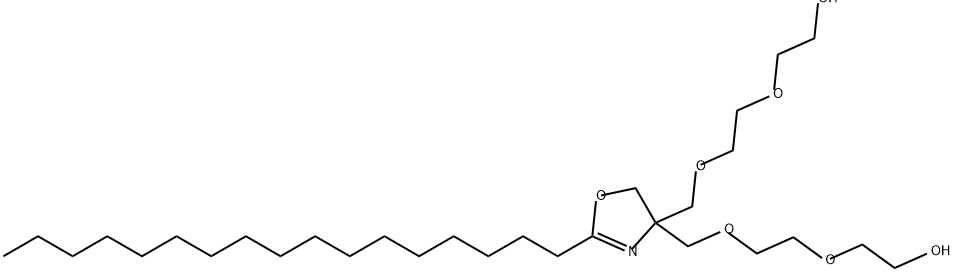 Ethanol, 2,2-(2-heptadecyl-4(5H)-oxazolylidene)bis(methyleneoxy-2,1-ethanediyloxy)bis- Structure