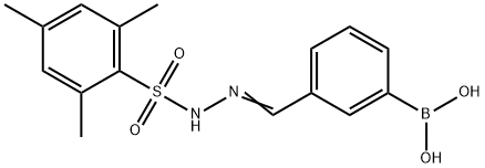 N'-(3-Boronobenzylidene)-2,4,6-trimethylbenzenesulfonohydrazide Structure