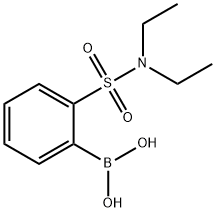 2-N.N-二乙基磺酰胺苯硼酸, 957061-16-4, 结构式