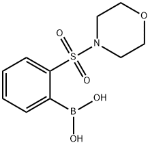 2-吗啉磺酰基苯硼酸 结构式