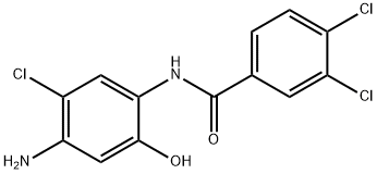 N-(4-氨基-5-氯-2-羟基苯基)-3,4-二氯苯甲酰胺, 95709-82-3, 结构式
