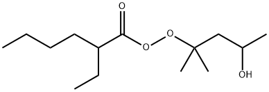 3-Hydroxy-1,1-dimethylbutyl peroxy-(2-ethylhexanoate) 结构式