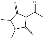 2,4-Pyrrolidinedione, 3-acetyl-1,5-dimethyl- (9CI) 结构式