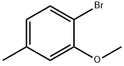 2-溴-5-甲基苯甲醚 结构式