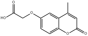4-甲基-6-羧基甲氧基-香豆素 结构式