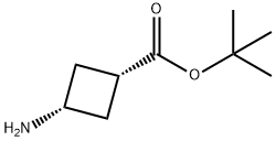 顺式-3-氨基环丁烷羧酸叔丁酯 结构式