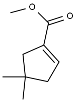 1-Cyclopentene-1-carboxylic acid, 4,4-dimethyl-, methyl ester (9CI) Structure