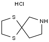 1,4-Dithia-7-aza-spiro[4.4]nonane hydrochloride Structure