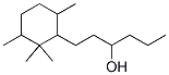 Cyclohexanpropanol, 2,2,3,6-tetramethyl-alpha-propyl- Structure