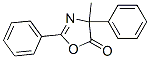 5(4H)-Oxazolone,  4-methyl-2,4-diphenyl- 结构式