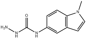 N-(1-甲基-1H-吲哚-5-基)氨基甲酰肼, 958888-24-9, 结构式