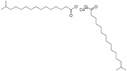ビス(14-メチルペンタデカン酸)カドミウム 化学構造式