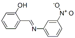 2-[(3-Nitrophenyl)iminomethyl]phenol Struktur
