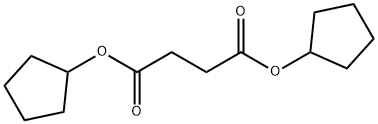 dicyclopentyl butanedioate Structure
