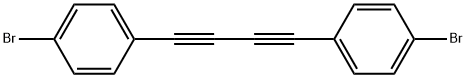 1,4-ビス(4-ブロモフェニル)-1,3-ブタジイン 化学構造式