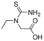 Glycine, N-(aminothioxomethyl)-N-ethyl- (9CI) 结构式