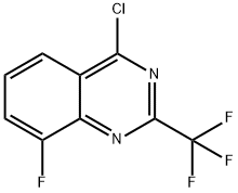4-Chloro-8-fluoro-2-(trifluoroMethyl)quinazoline Struktur