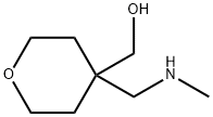 {4-[(methylamino)methyl]tetrahydro-2H-pyran-4-yl}methanol Structure