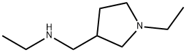 N-[(1-エチル-3-ピロリジニル)メチル]-1-エタンアミン 化学構造式