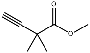 2,2-Dimethyl-3-butynoic Acid Methyl Ester Structure