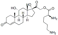 hydrocortisone-21-lysinate Structure