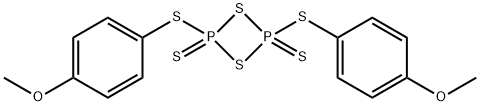 1,3,2,4- 双苯基磷-2,4-双[(4-甲氧基苯基)硫代] - ,2,4二硫化物, 95928-20-4, 结构式