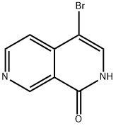 4-溴-1,2-二氢-2,7-二氮杂萘-1-酮, 959558-27-1, 结构式