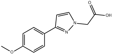 2-(3-(4-Methoxyphenyl)-1H-pyrazol-1-yl)acetic acid Structure