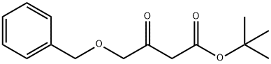 4-(苄氧基)-3-氧代丁酸叔丁酯 结构式