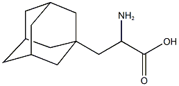 3-(金刚烷-1-基)-2-氨基丙酸 结构式