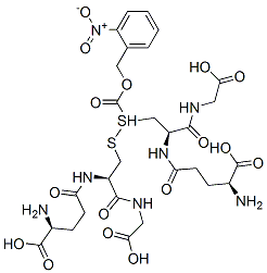 S-(2-nitrocarbobenzoxy)glutathione Structure