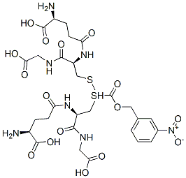 S-(3-nitrocarbobenzoxy)glutathione Struktur