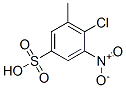 4-クロロ-3-メチル-5-ニトロベンゼンスルホン酸 化学構造式